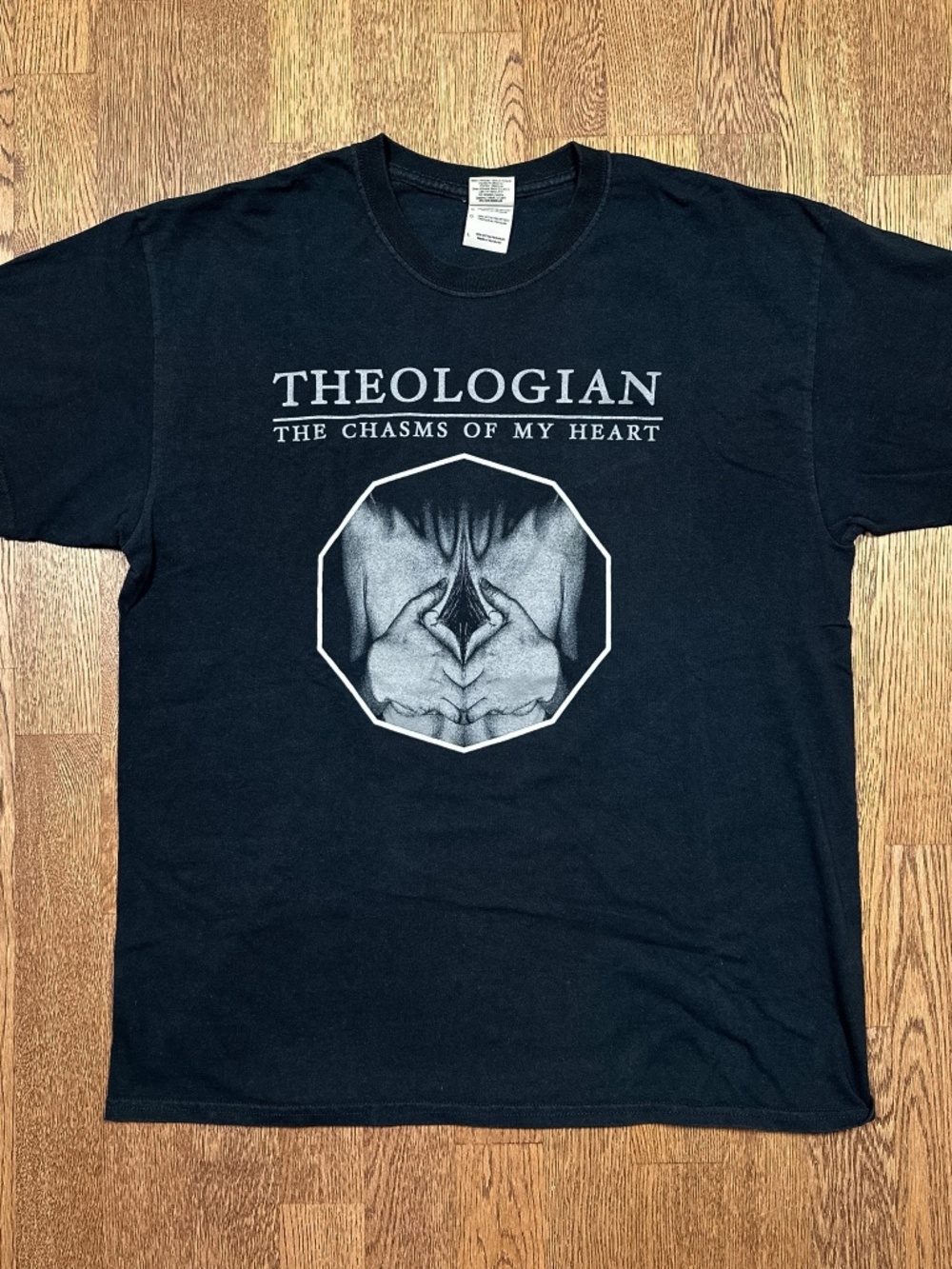 Theologian Chasms of My Heart Death Industrial Metal Band T Shirt Mens Large